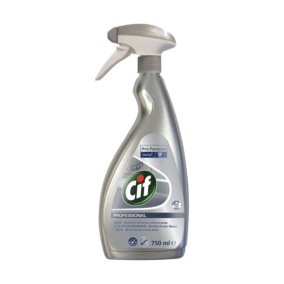 Detergente limpa inox Cif Pro Formula by Diversey 750ml