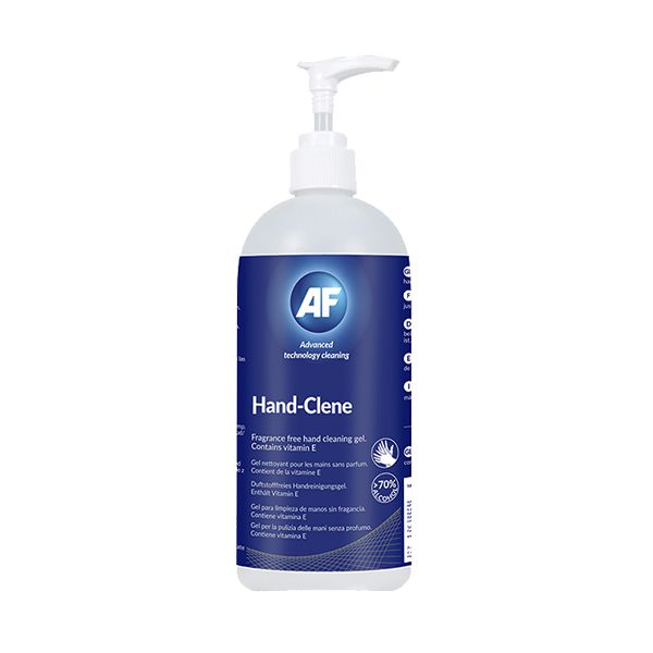 Álcool gel higienizante, desinfetante, anti-séptico AF Handclene 500ml