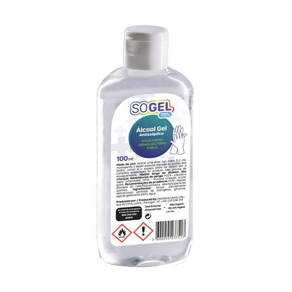 Álcool gel higienizante, desinfetante, anti-séptico 100ml (pack 12)