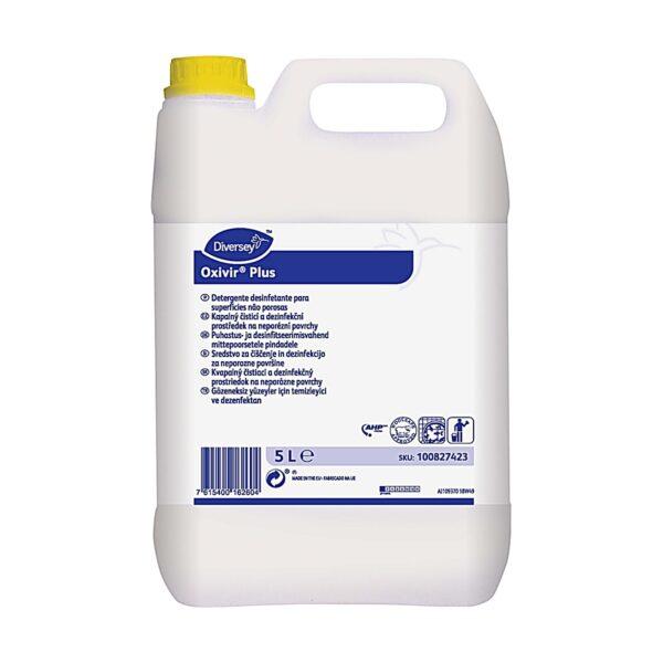 Detergente desinfectante, bactericida, fungicida e virucida Diversey Oxivir Plus 5lt Detergente desinfectante, bactericida, fungicida e virucida Diversey Oxivir Plus 5lt