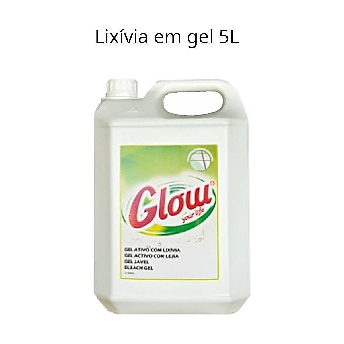 Lixívia em gel Glow Your Life 5lt Lixívia em gel Glow Your Life 5lt