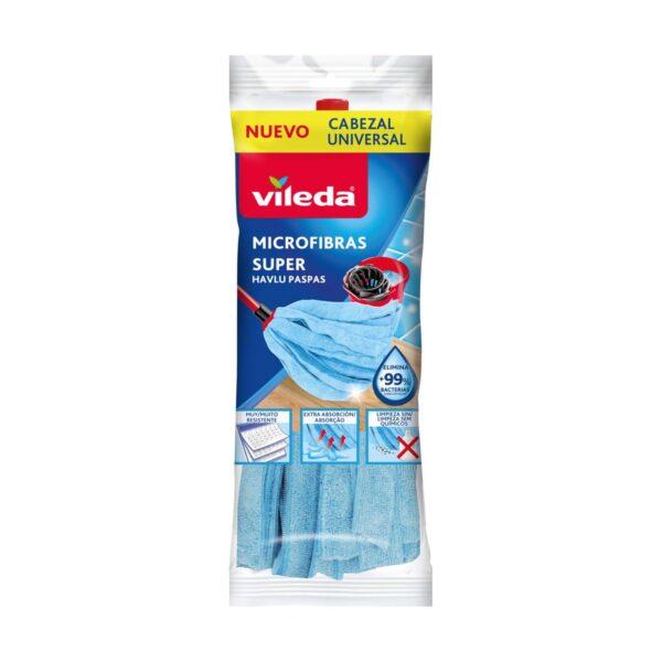 Recarga esfregona microfibras 100% Super Vileda