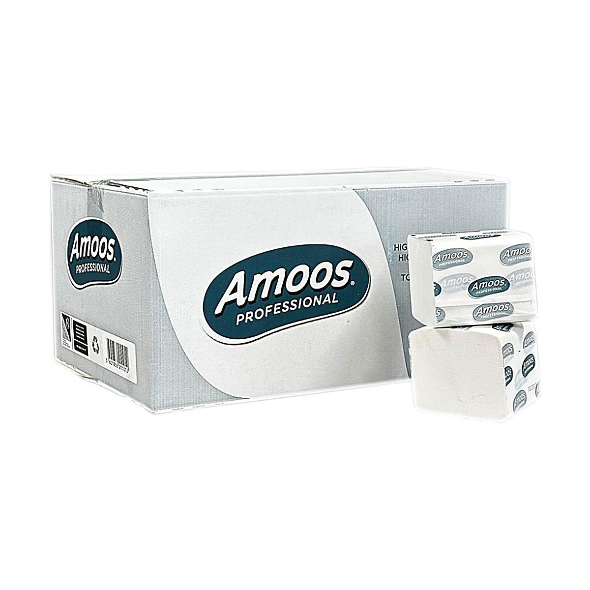 Papel higiénico folha a folha 21x11cm Amoos (pack 30x250 = 7500) Papel higiénico folha a folha 21x11cm Amoos (pack 30x250 = 7500)