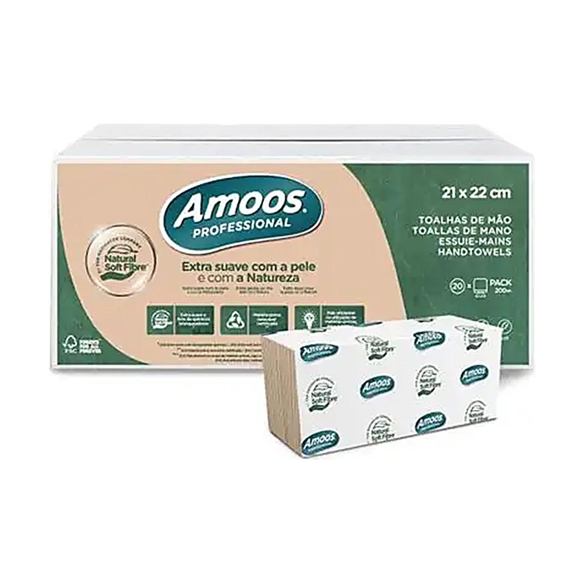 Toalhas de mão zig-zag 21x22 2 folhas Amoos Naturally Soft 4000 unid. Toalhas de mão zig-zag 21x22 2 folhas Amoos Naturally Soft 4000 unid.