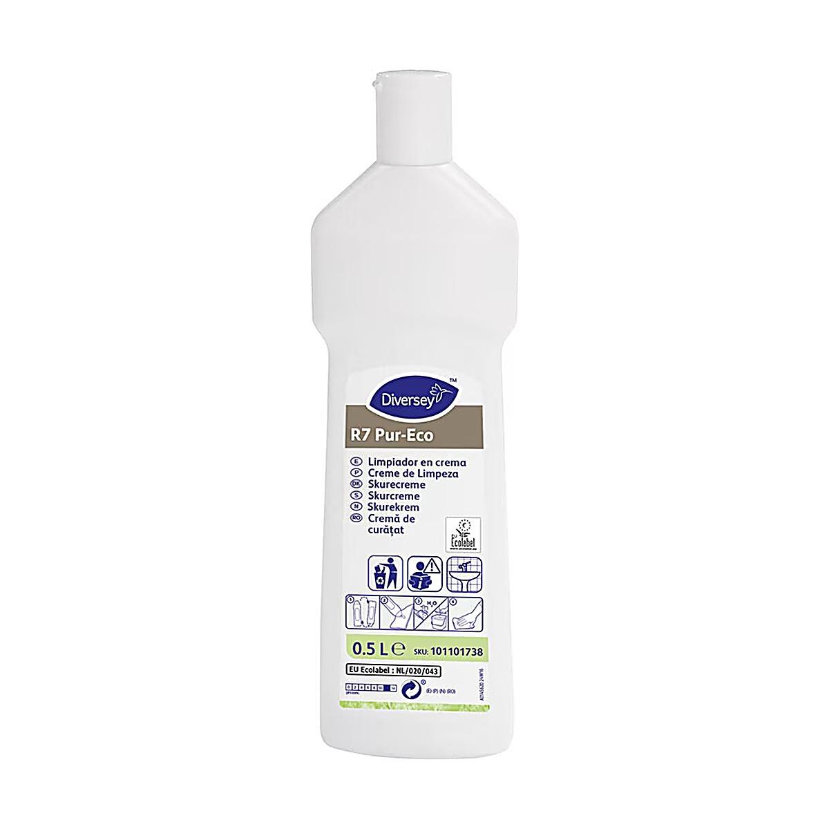 Creme de limpeza ecológico Diversey R7 Pur-Eco 500ml Creme de limpeza ecológico Diversey R7 Pur-Eco 500ml
