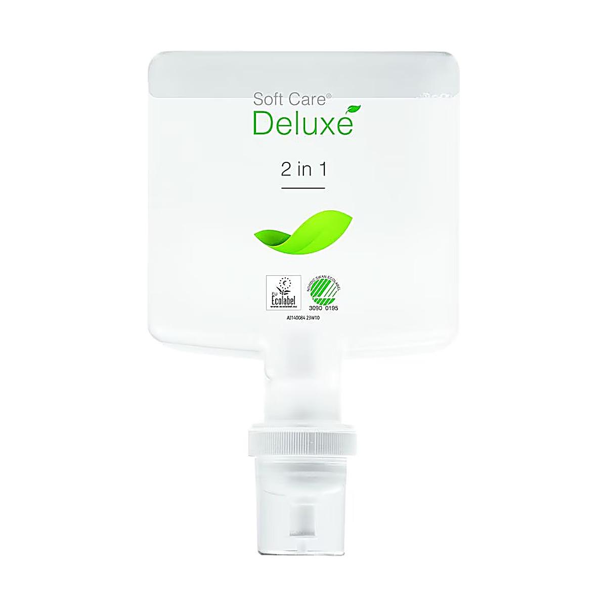 Gel de banho e champô 2 em 1 Diversey Soft Care Lux 1,3lt Gel de banho e champô 2 em 1 Diversey Soft Care Lux 1,3lt