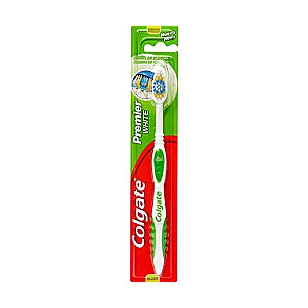 Escova de dentes média Colgate Premier White