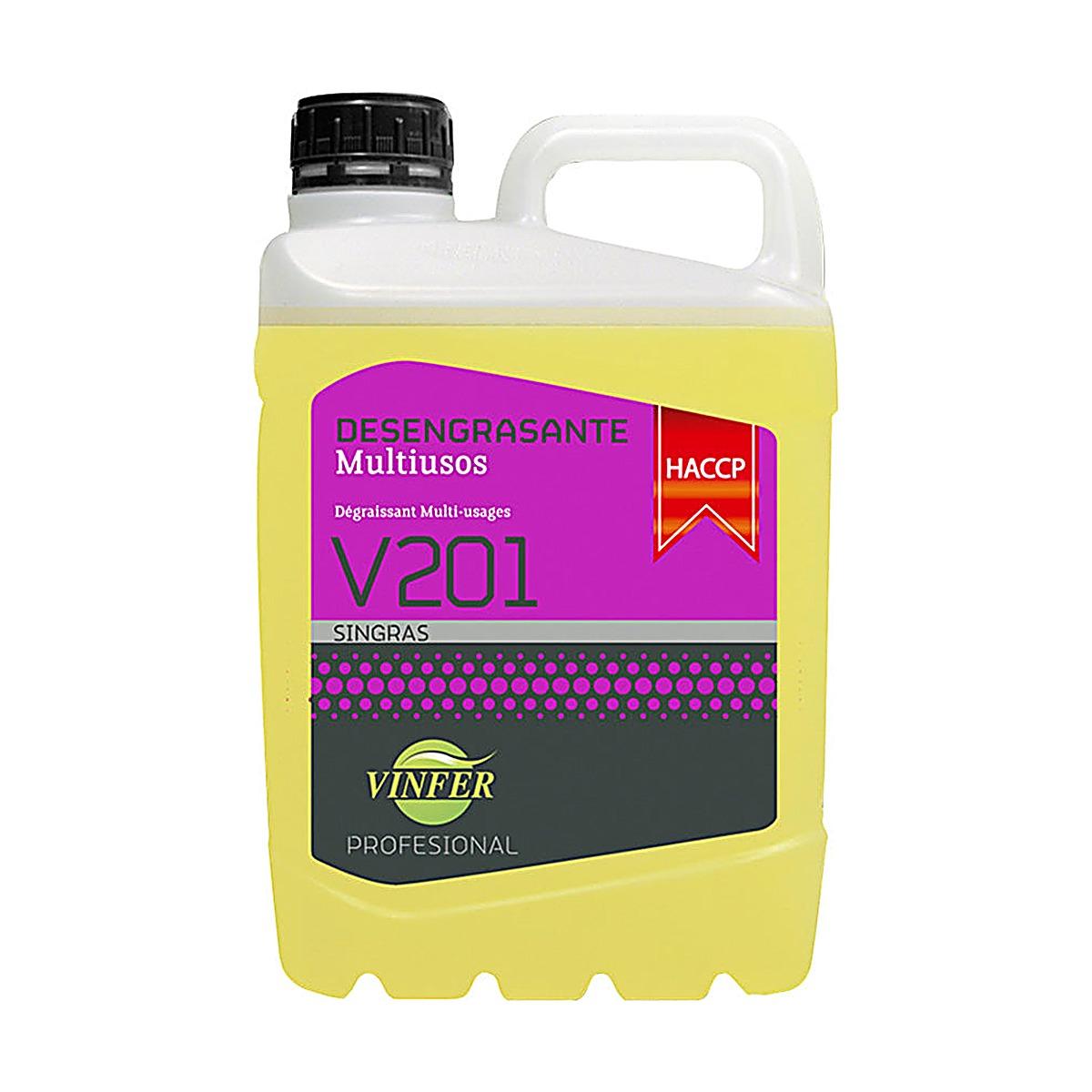 Desengordurante Multiusos HACCP Vinfer V201 5L Desengordurante Multiusos HACCP Vinfer V201 5L