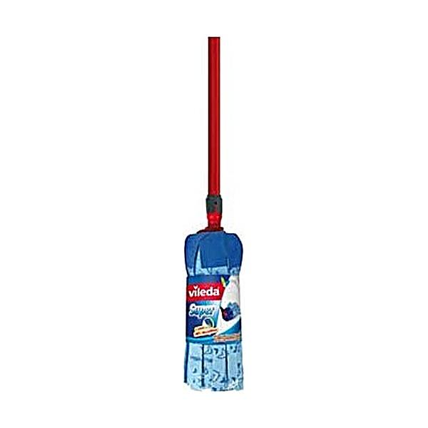 Esfregona com cabo microfibras 100% Super Vileda