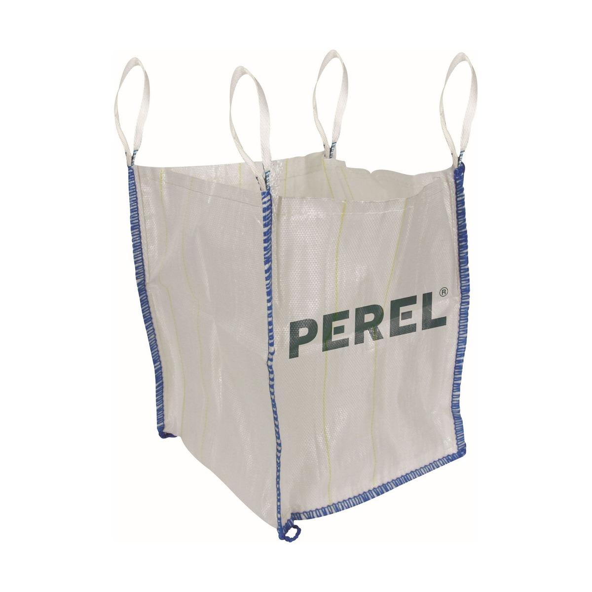 Saco de lixo reutilizável branco Perel 1000lt 95x95x119cm Saco de lixo reutilizável branco Perel 1000lt 95x95x119cm