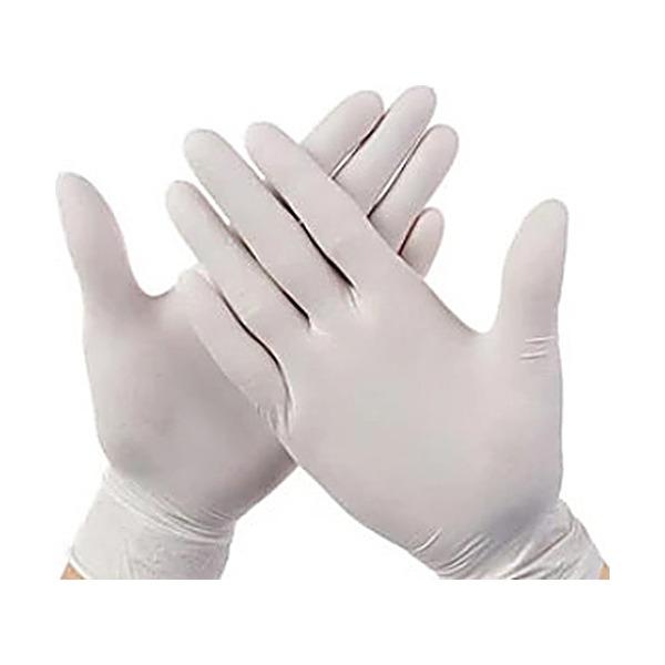Luvas de protecção em vinil (sem pó) tamanho S 100un